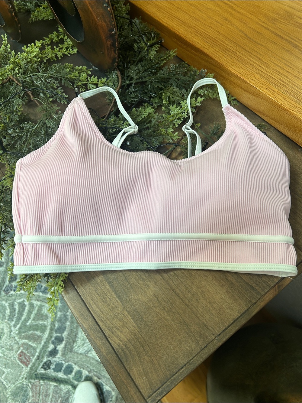 BMJL Pink Ribbed bikini Set medium NEW! - Picture 6 of 9